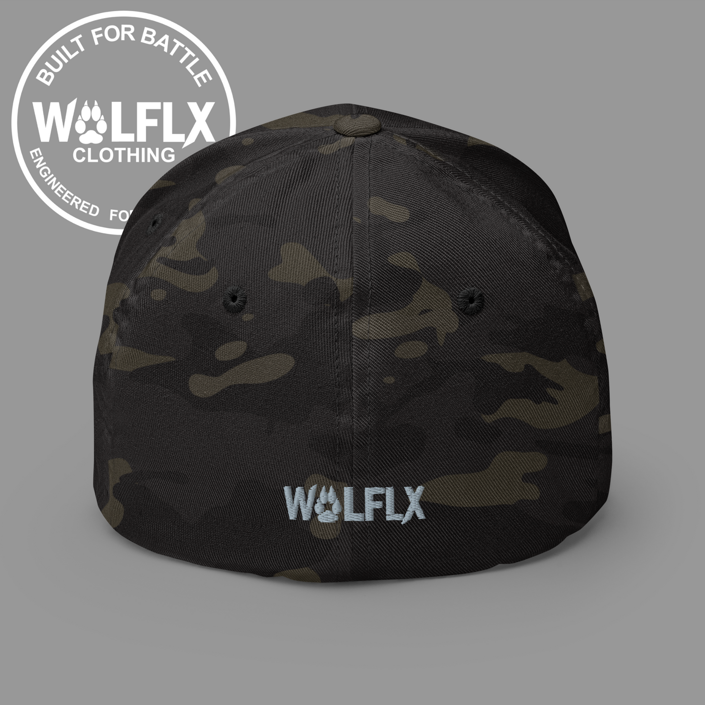 WOLFLX Camo Pathfinder FlexFit Cap