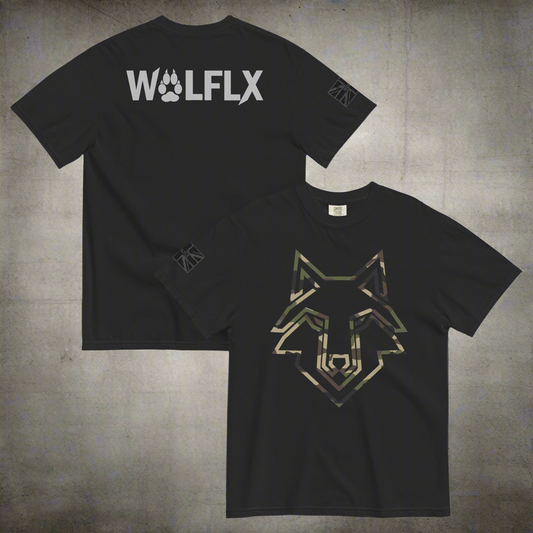 WOLFLX Alpha Camo heavyweight t-shirt